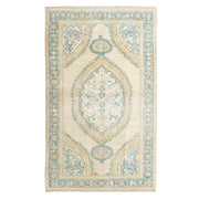 Balkı Madalyon Desenli El Dokuma Yün Halı 219x359 cm