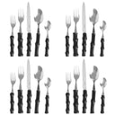 Bamboo 20 Parça Yemek Takımı Siyah-Juliska Çatal & Bıçak & Kaşık-Juliska-NowShopFun