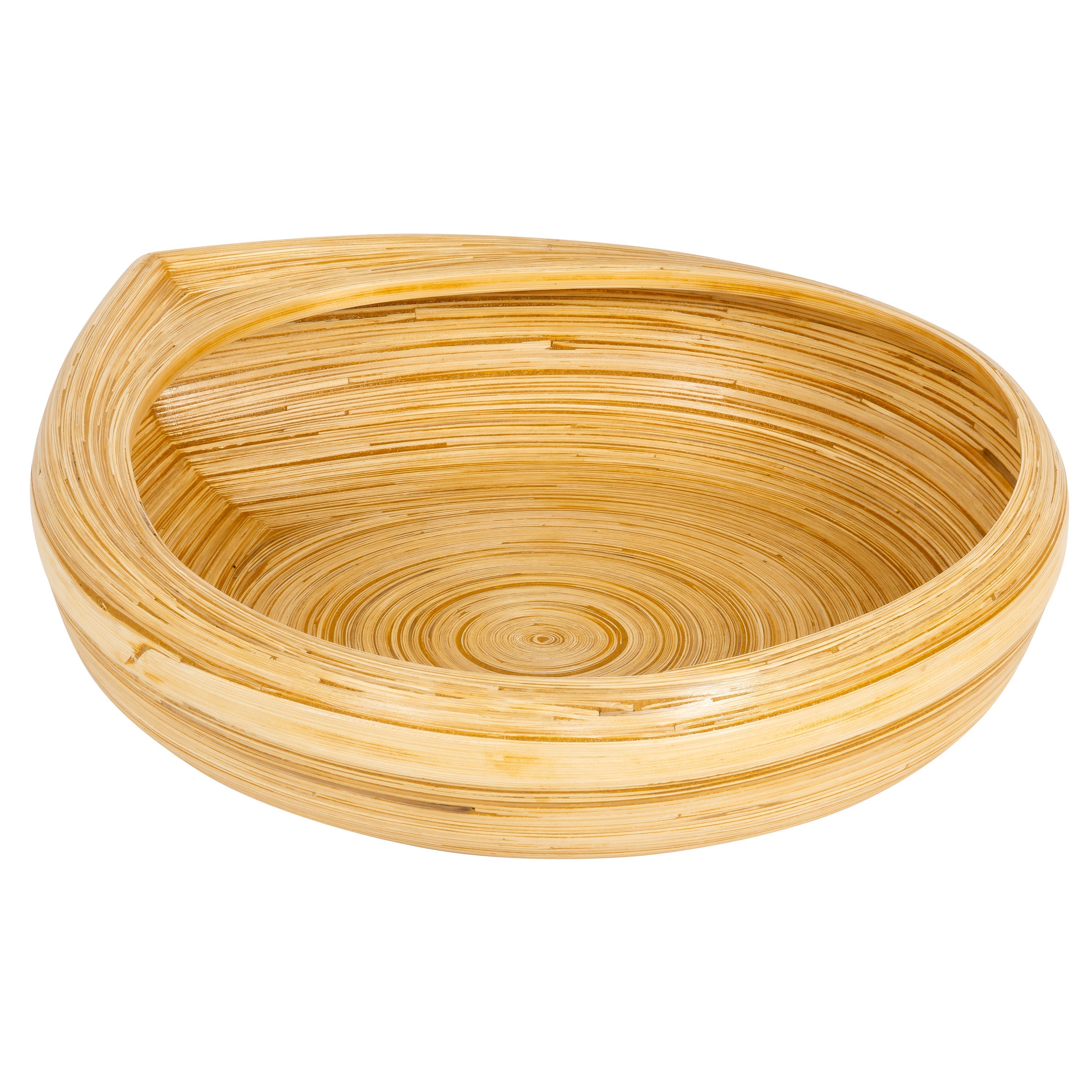 Bambu Dekoratif Bowl Damla Form