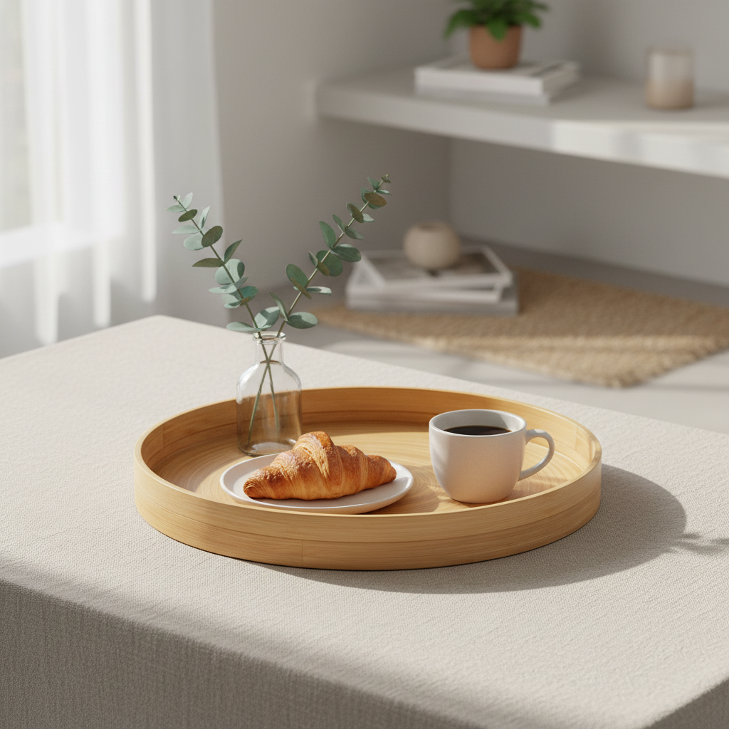 Bambu Dekoratif Tepsi