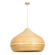 Bambu Tavan Aydınlatması Curve Form