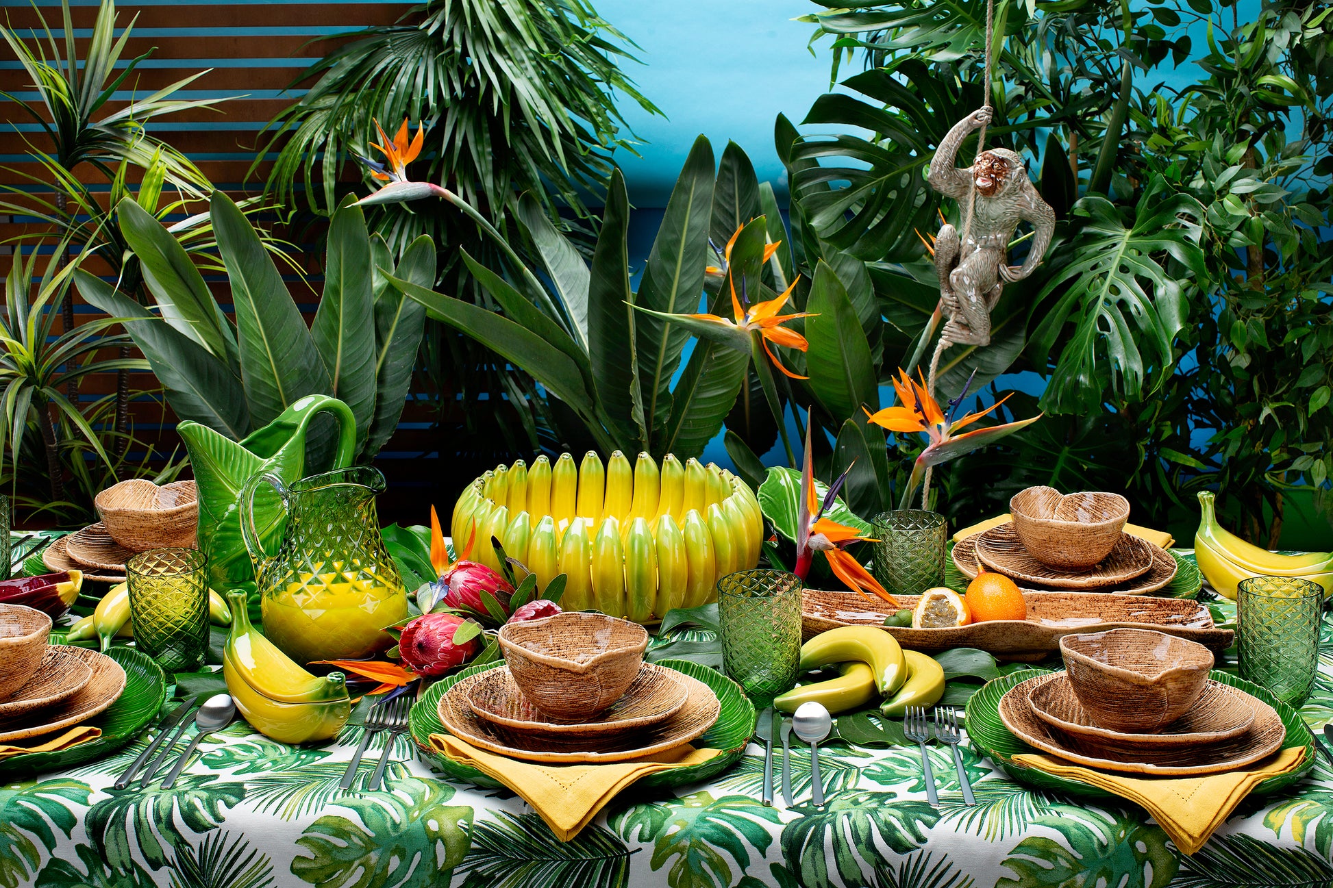 Banana Madeira Seramik Saklama Kabı