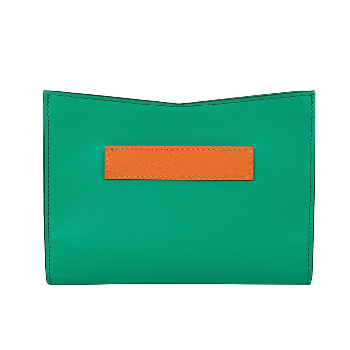 Barb Clutch Yonca Yeşili & Turuncu-Liri-nowshopfun