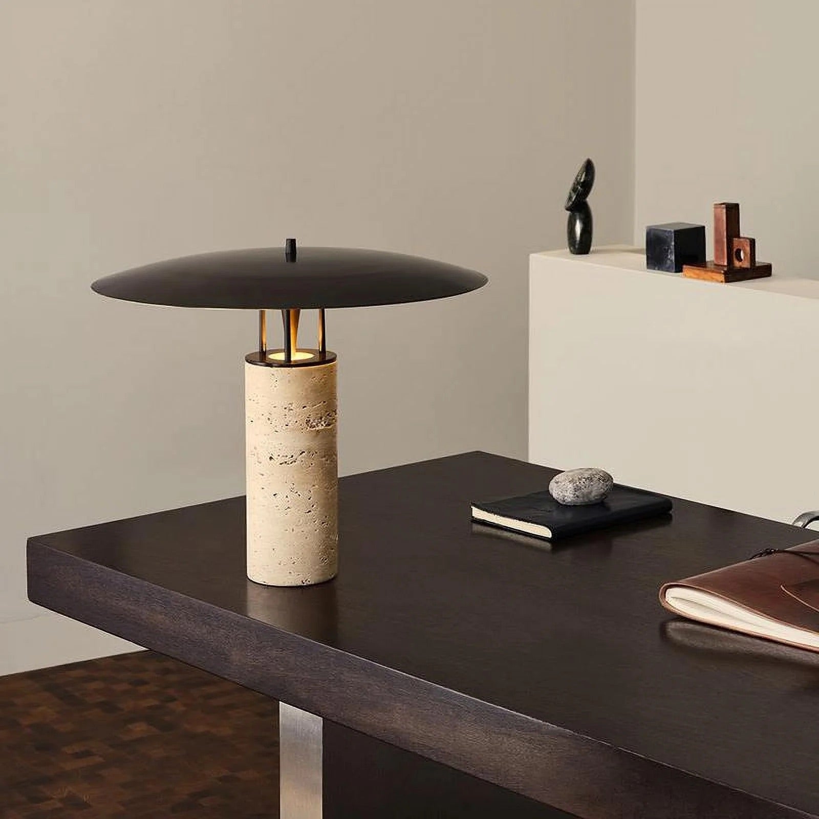 Barella Traverten Masa Lambası-Masa Lambası-Rones Design-NowShopFun