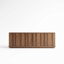 Bark Ahşap Tv Sehpası-Tv Ünitesi-DOQA AHŞAP-180X45X60 CM-CEVİZ-NowShopFun