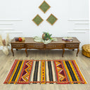 Barlas Geometrik Tasarımlı Halı Kilim 97x187 cm-Soho Antiq-NowShopFun