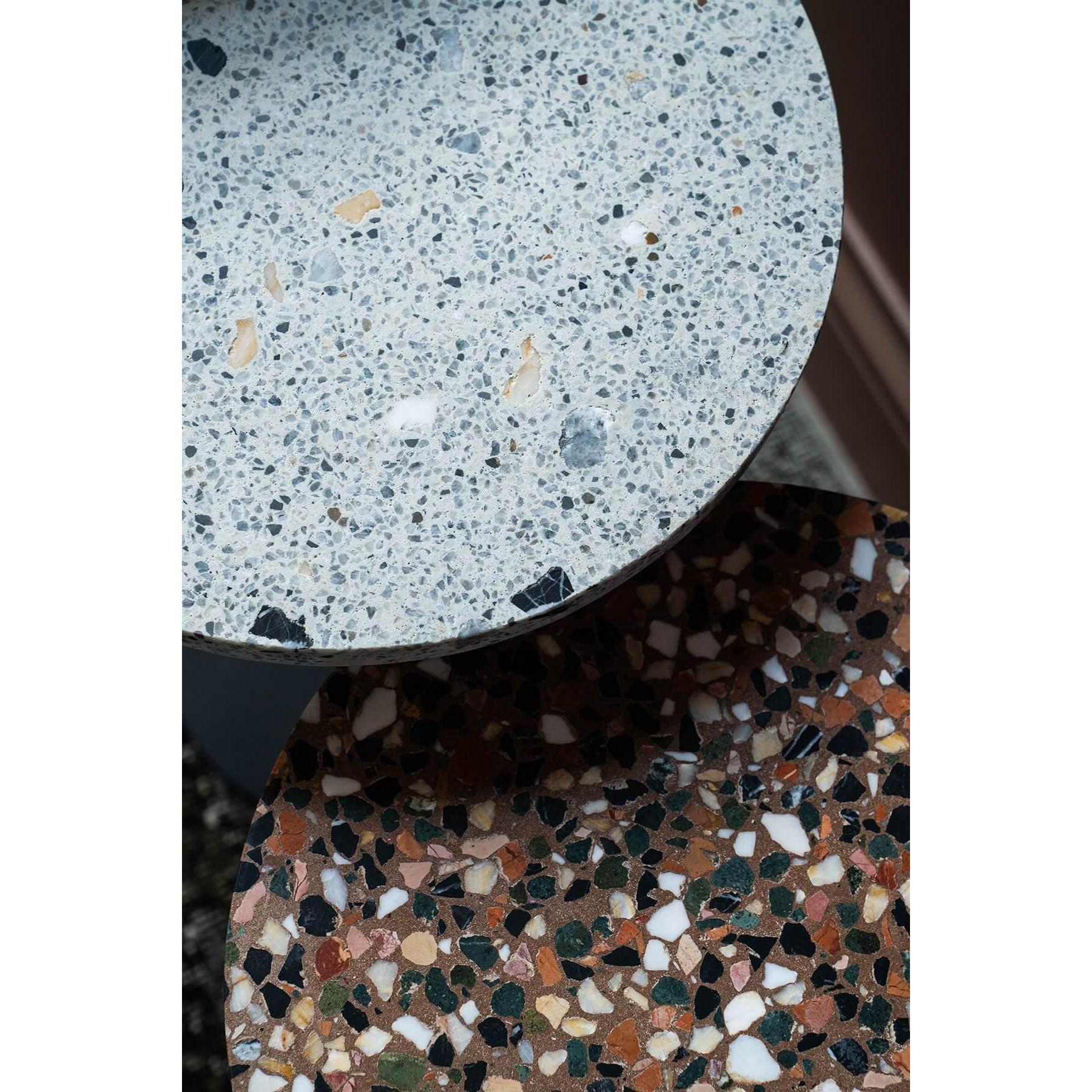 Basic Terrazzo Yan Sehpa