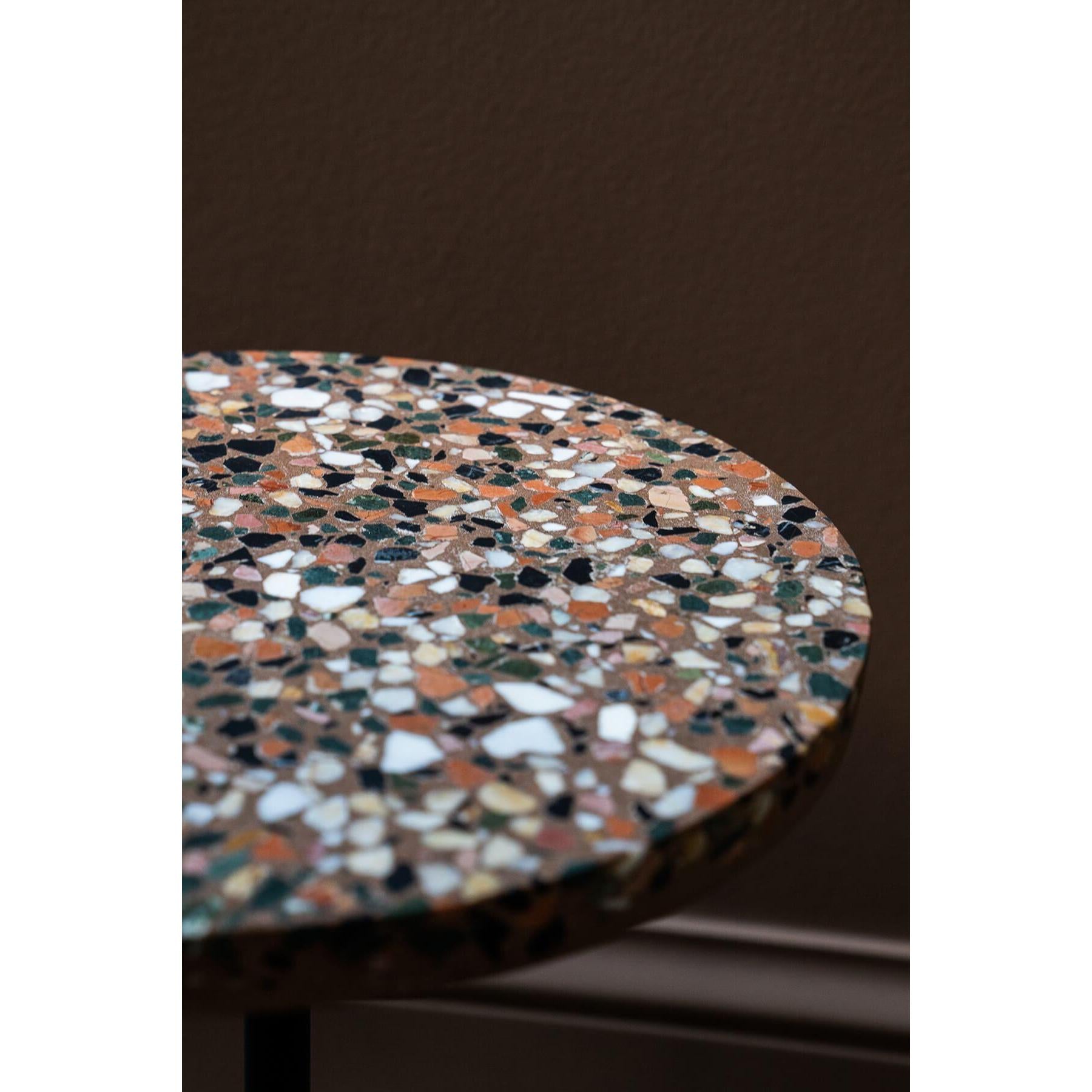 Basic Terrazzo Yan Sehpa