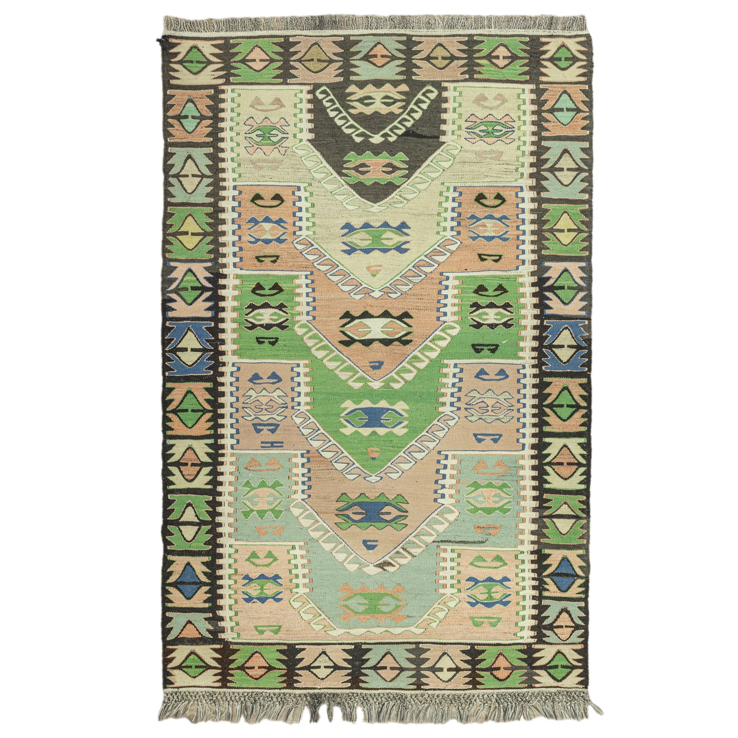 Batllo Pastel Renkli El Dokuma Kilim 122x185 cm