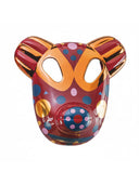 Bear Mask Hayon Parlak Bordo Dekoratif Obje
