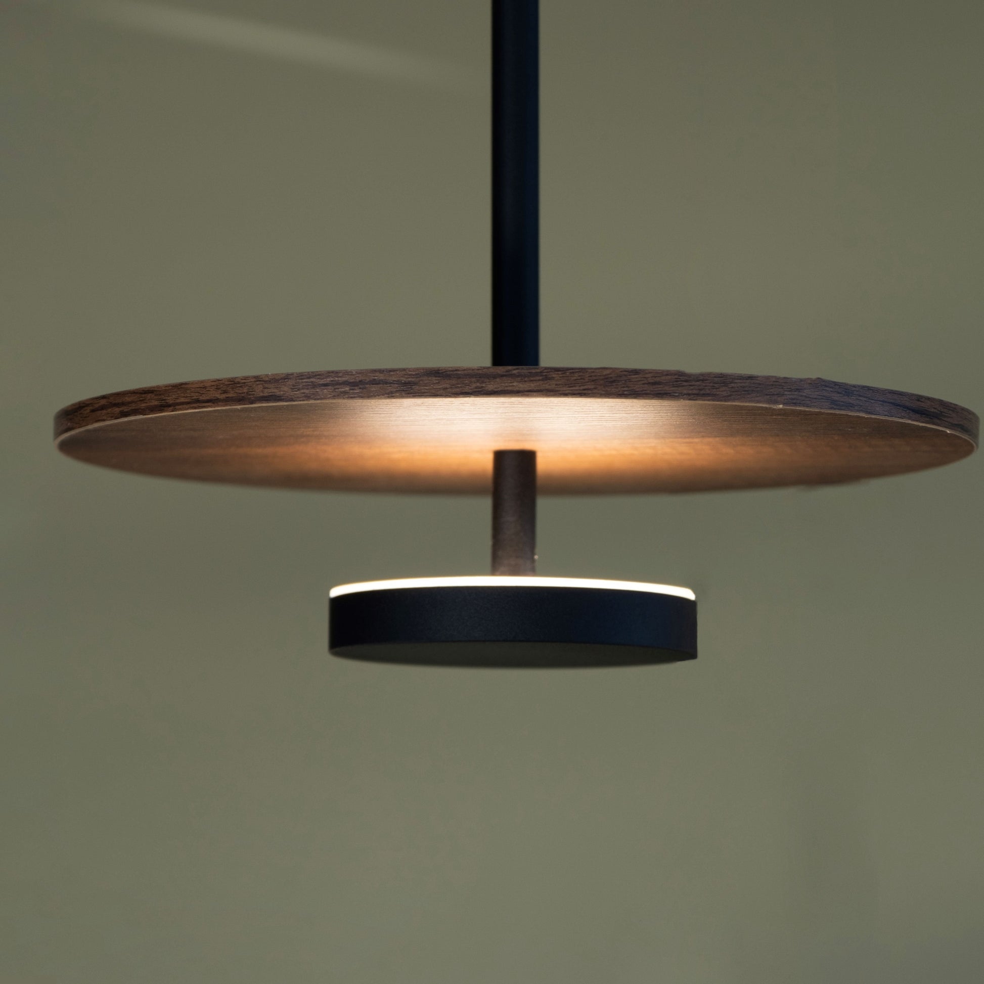 Bed Side Yatak Başı Sarkıt Ahşaplı Led Avize
