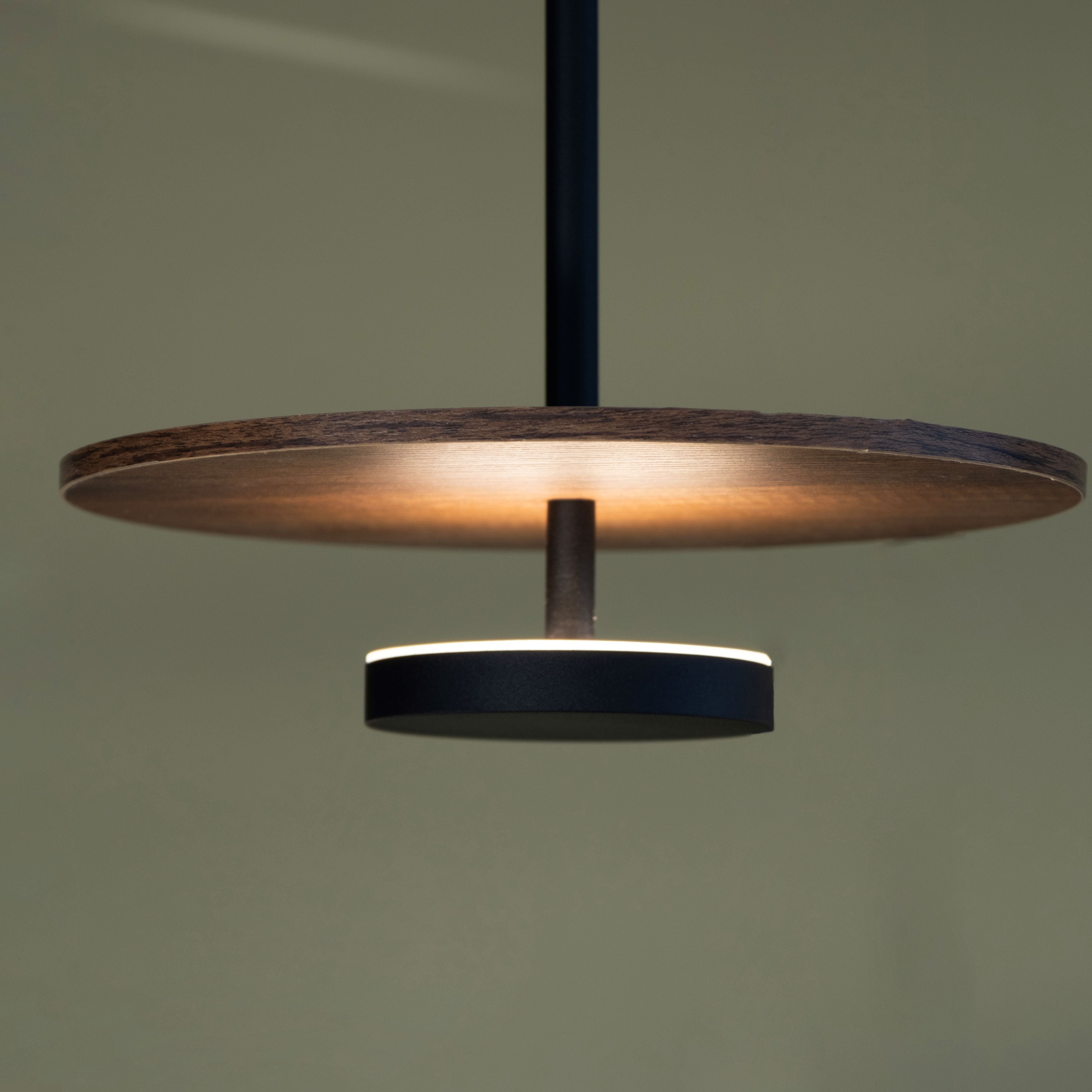 Bed Side Yatak Başı Sarkıt Ahşaplı Led Avize