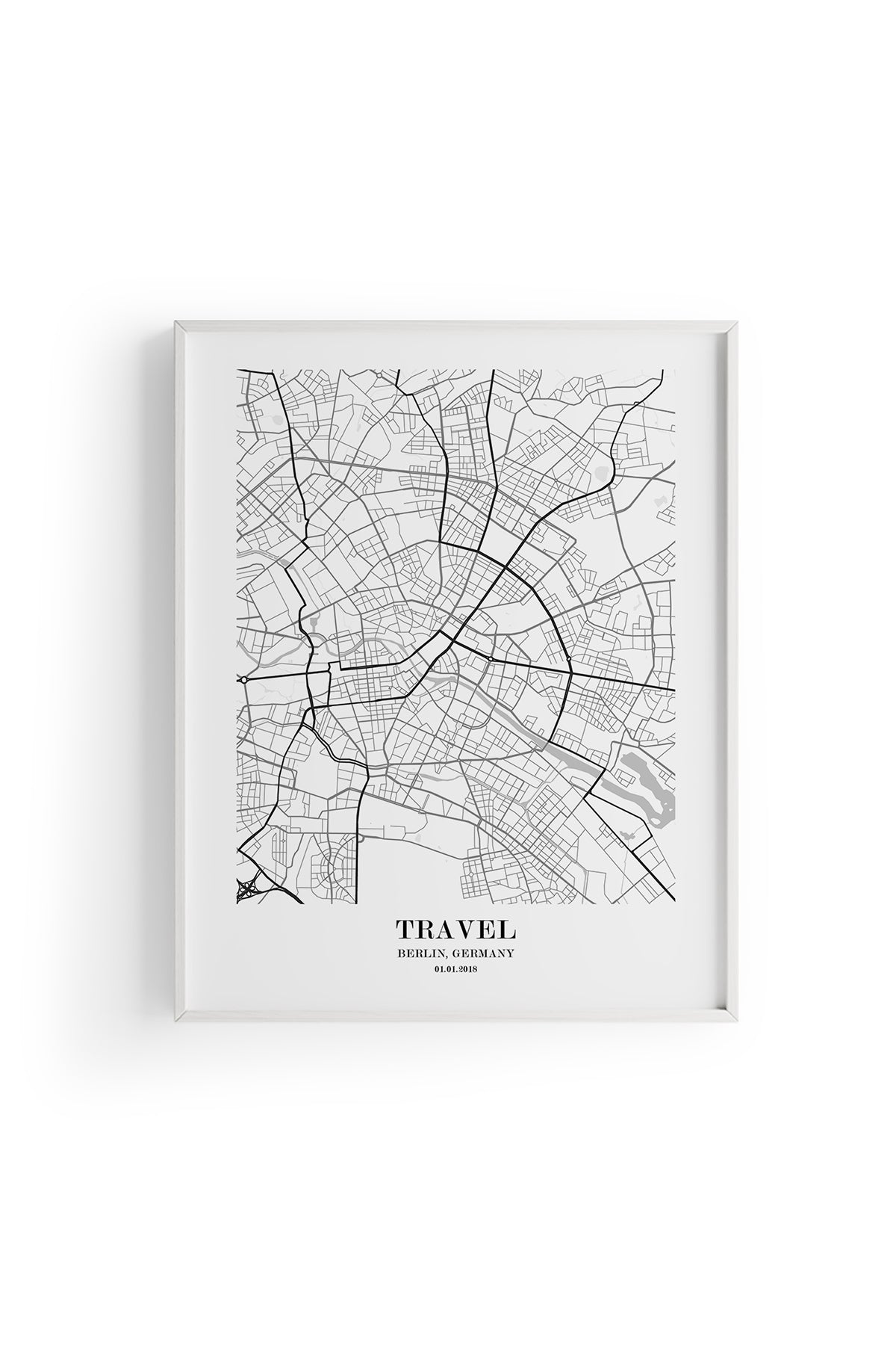 Berlin Şehir Haritası Poster