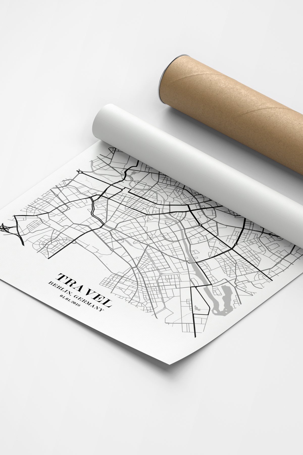 Berlin Şehir Haritası Poster