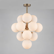 Berry Cluster Eskitme Gold Kaplama Gövde Renkli Cam Avize-Avize-Life Aydınlatma-OPAL CAM-NowShopFun
