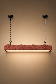 Beton Dokulu Lineer Led Sarkıt Avize-Avize-Tarz Aydınlatma-ANTRASİT-NowShopFun
