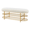 Napolyon Teddy Bench - Beyaz