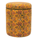 Orange Blossom %100 Pamuk Puf-Yan Sehpa-Puf-Go Concept-NowShopFun