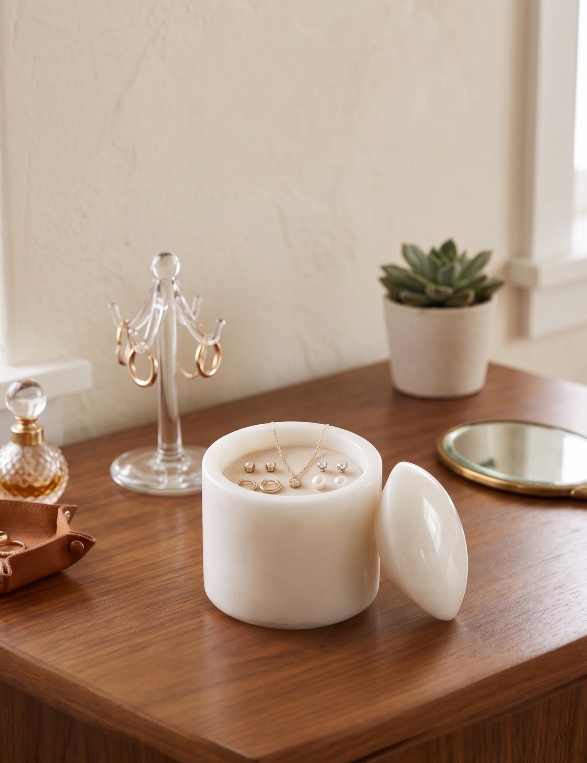 Bianco Mermer Dekoratif Kutu-Dekoratif Ürün-Maisonord-NowShopFun