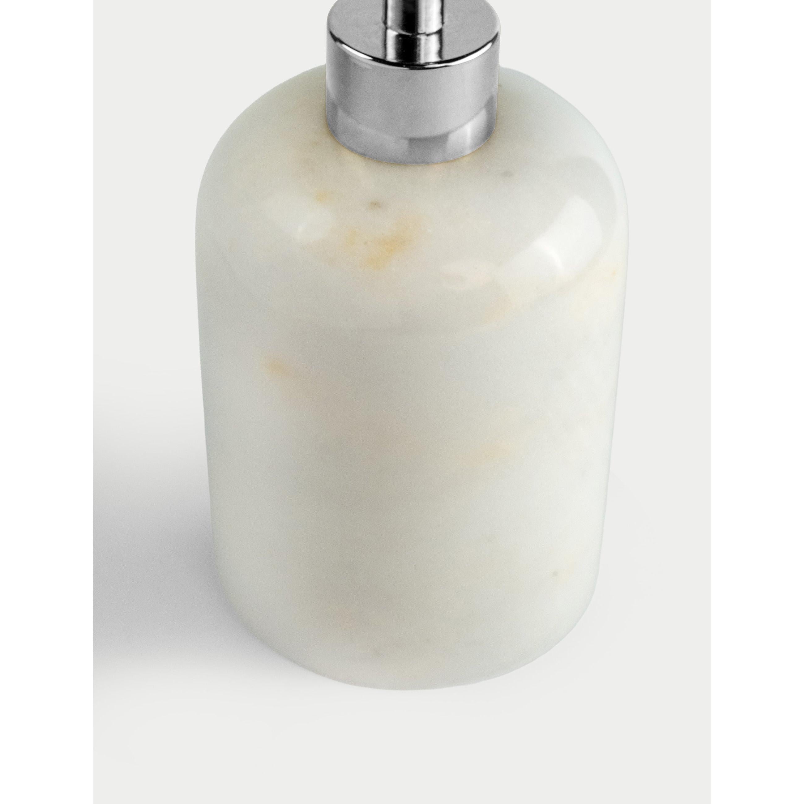 Bianco Mermer Sıvı Sabunluk - Silver