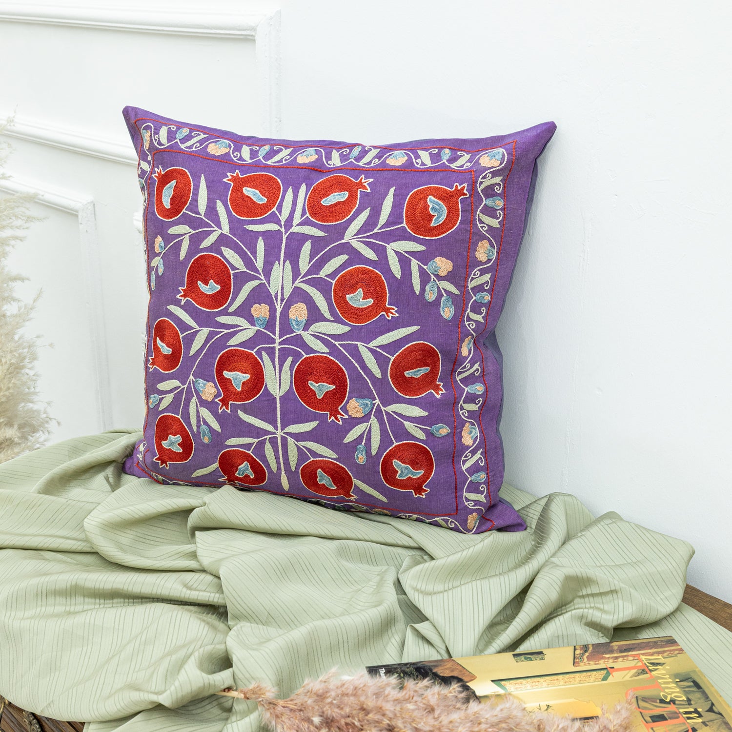 Birgos El Yapımı Suzani Kırlent