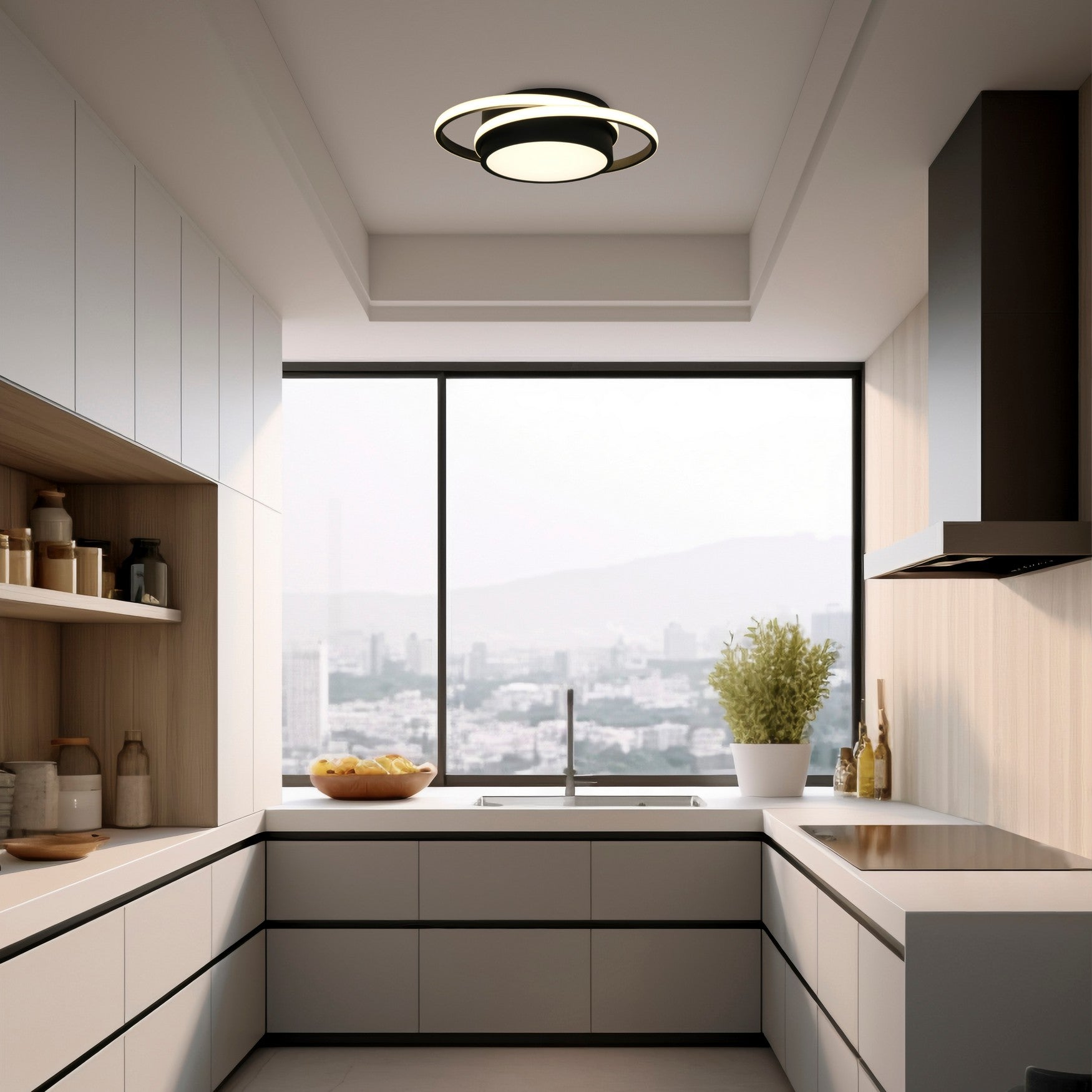 Birmingham Salto Plafonyer Led Avize 43 x 35 Cm