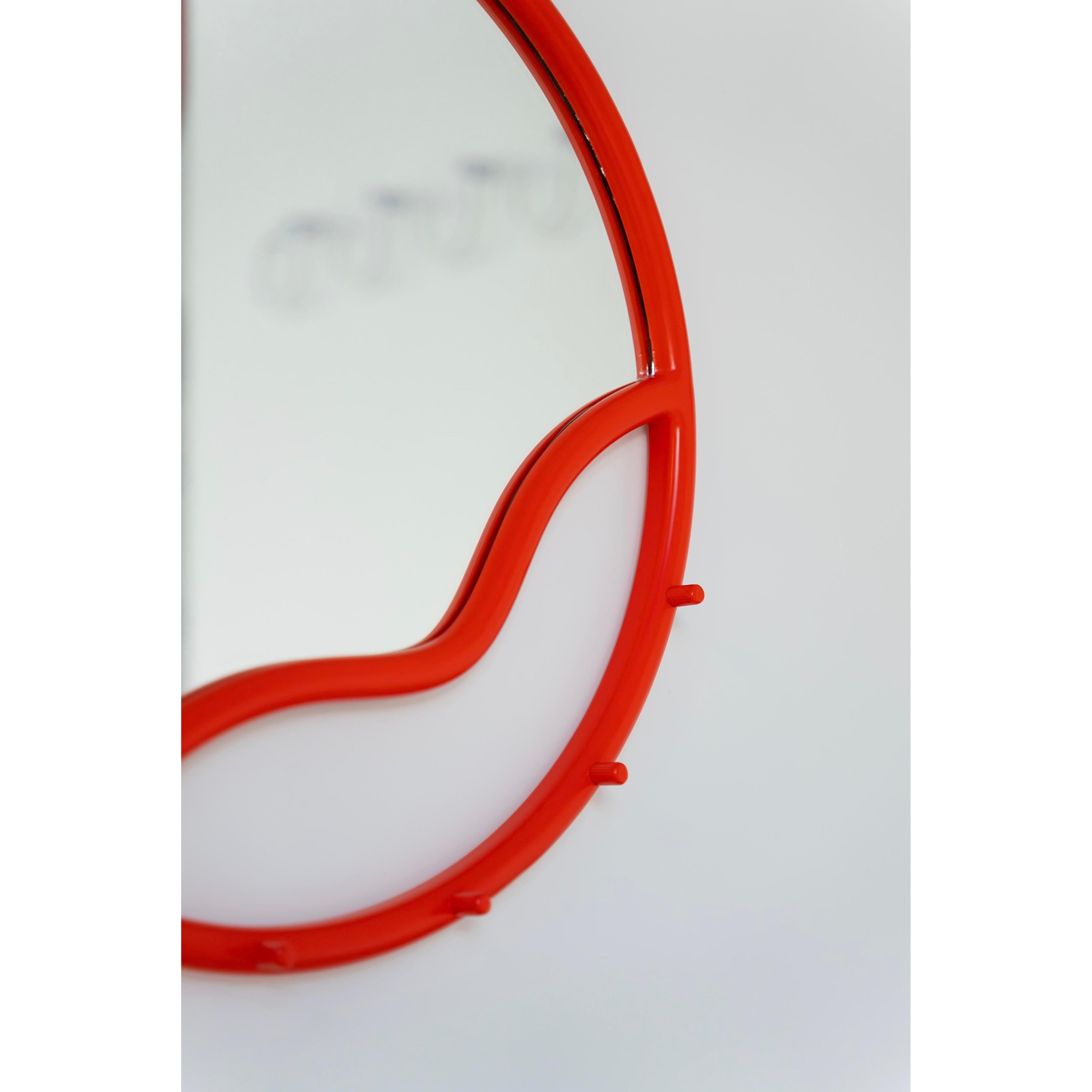 Bite Ayna-Duvar Aynası-Kiddiverse-Kırmızı-NowShopFun