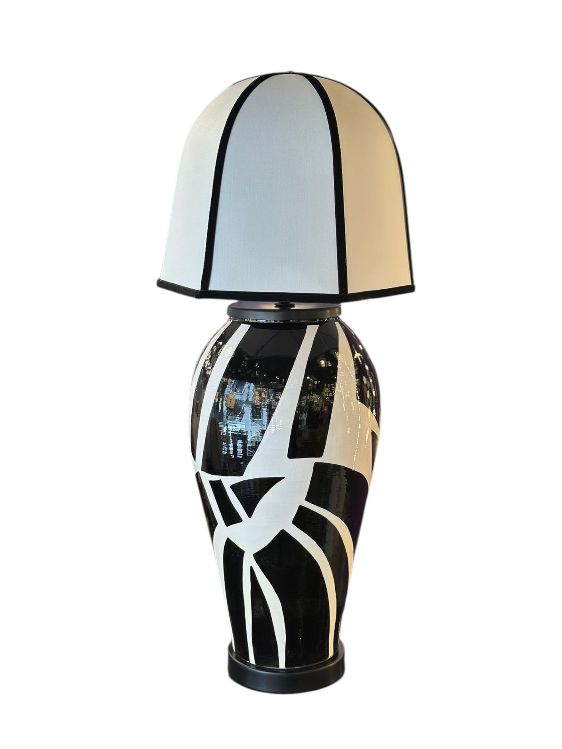 Black Mais Seramik Abajur-Abajur-Box Co Concept-NowShopFun