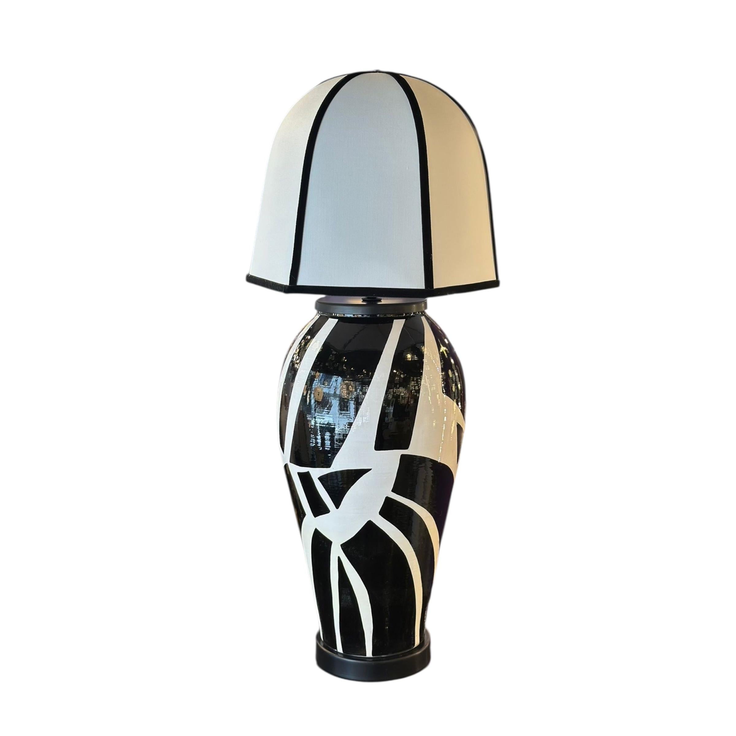 Black Mais Seramik Abajur-Abajur-Box Co Concept-NowShopFun