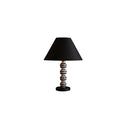 Black White El Yapımı Seramik Toplu Abajur-Abajur-Zen Hand Design-NowShopFun