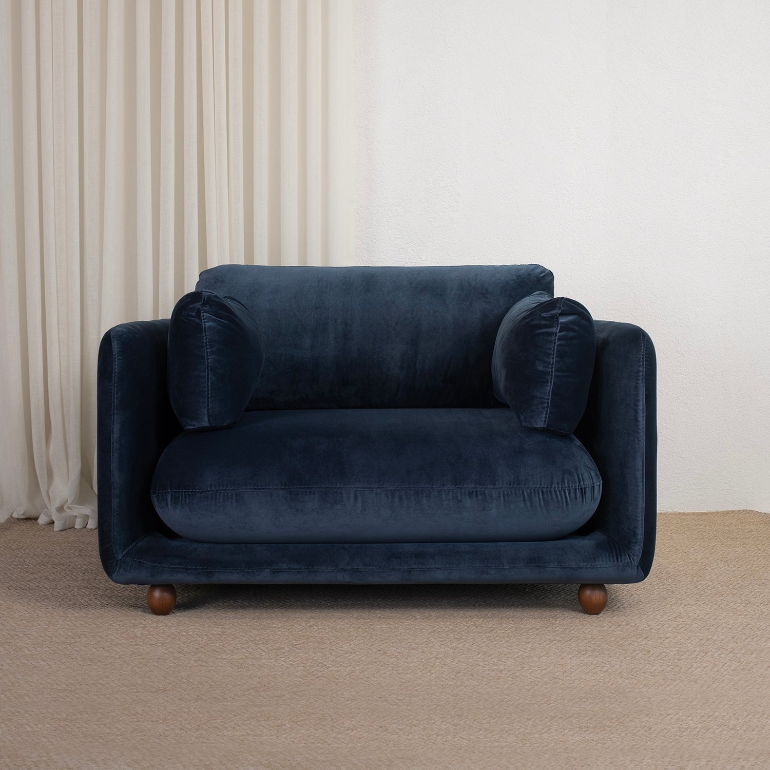 Flam Loveseat Koltuk Kadife