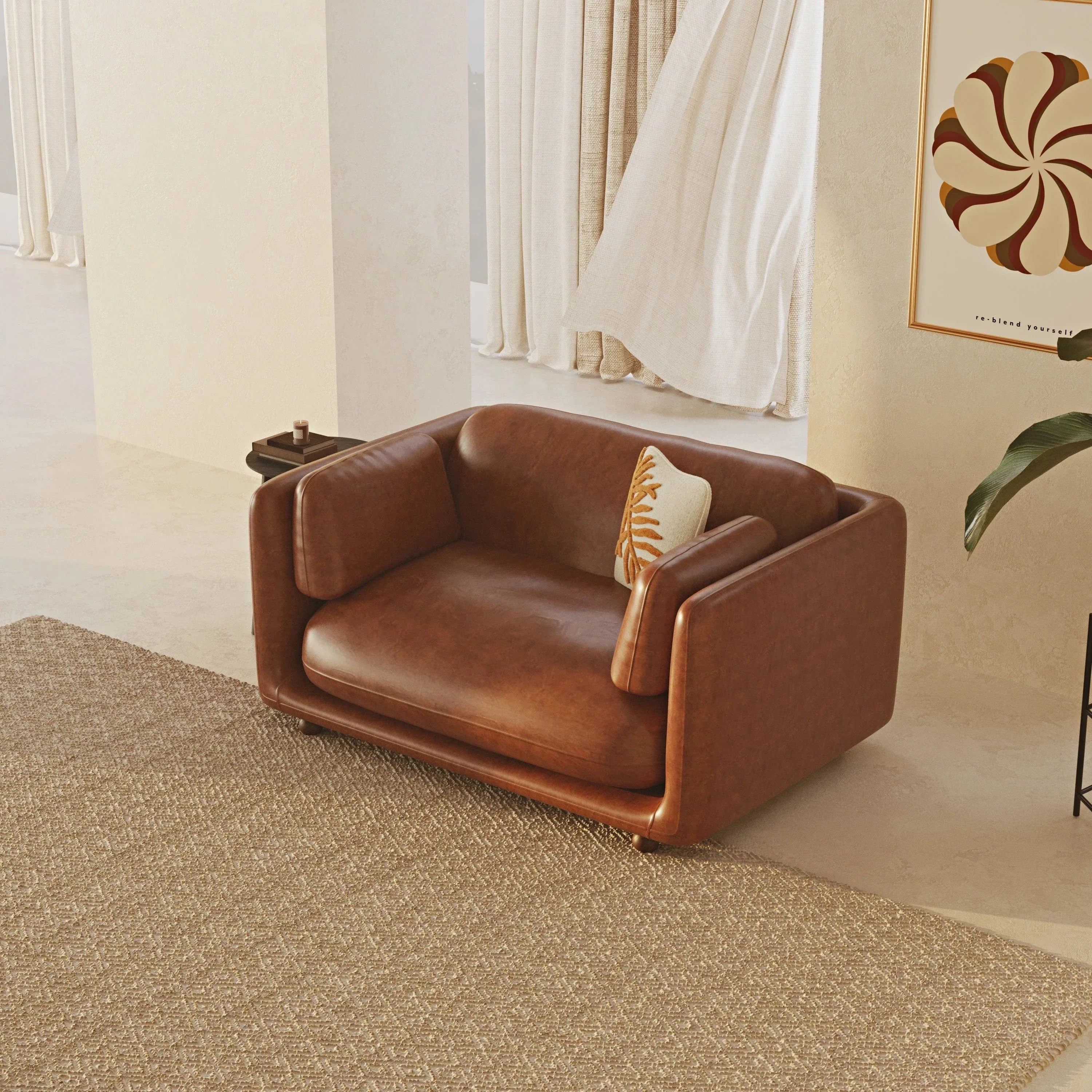 Flam Loveseat Koltuk Deri