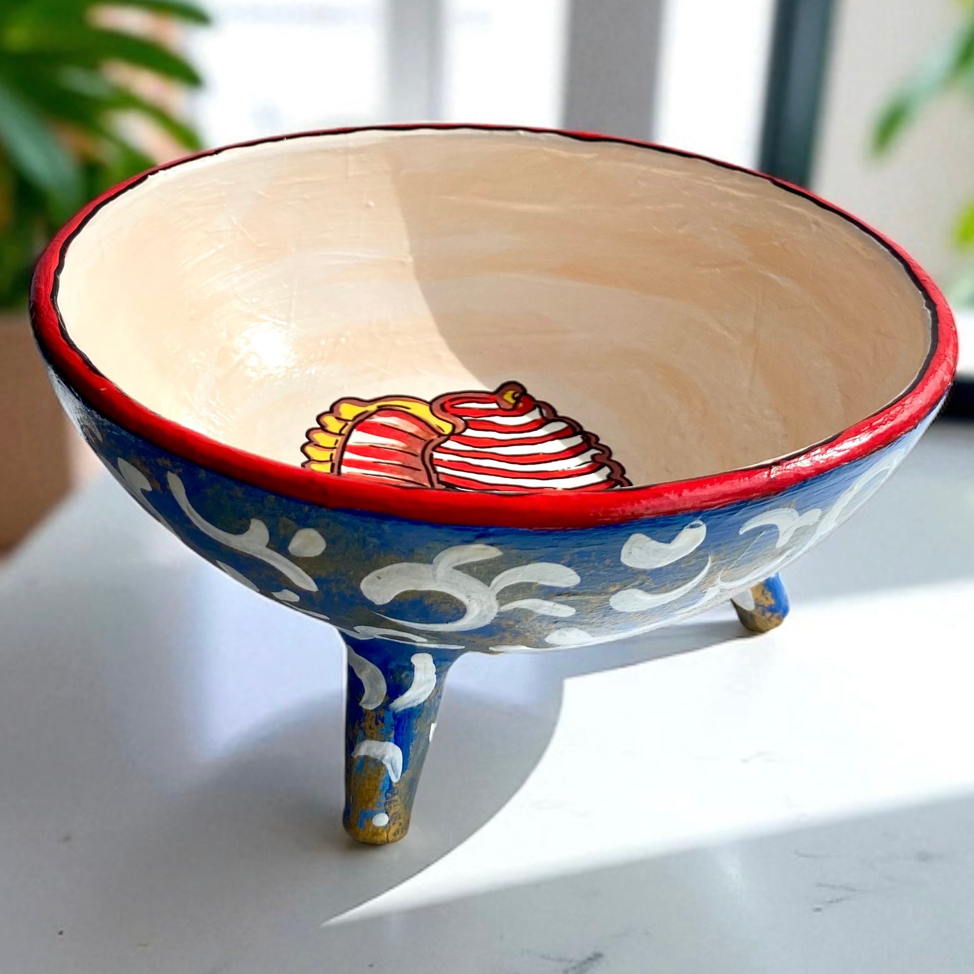 Bleu Blanc Çanak-Dekoratif Ürün-Ecle.co-NowShopFun