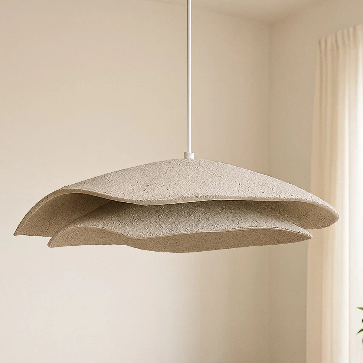 Blob Tekli Avize Karbon Beton