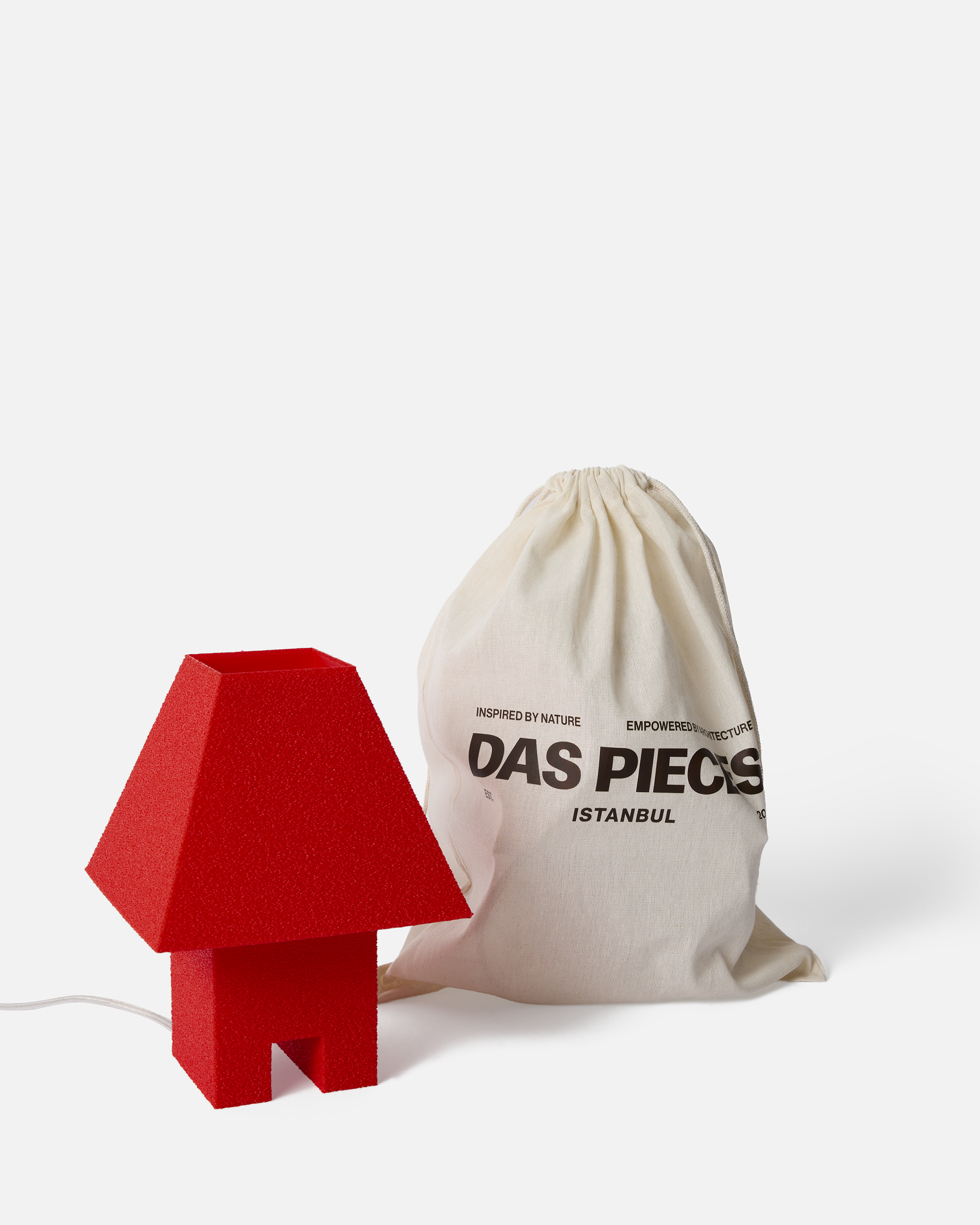 Block Mini Masa Lambası-Masa Lambası-Das Pieces-Pastel Sarı-NowShopFun