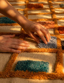 Block Party El Dokuması Kilim / Halı Tülü