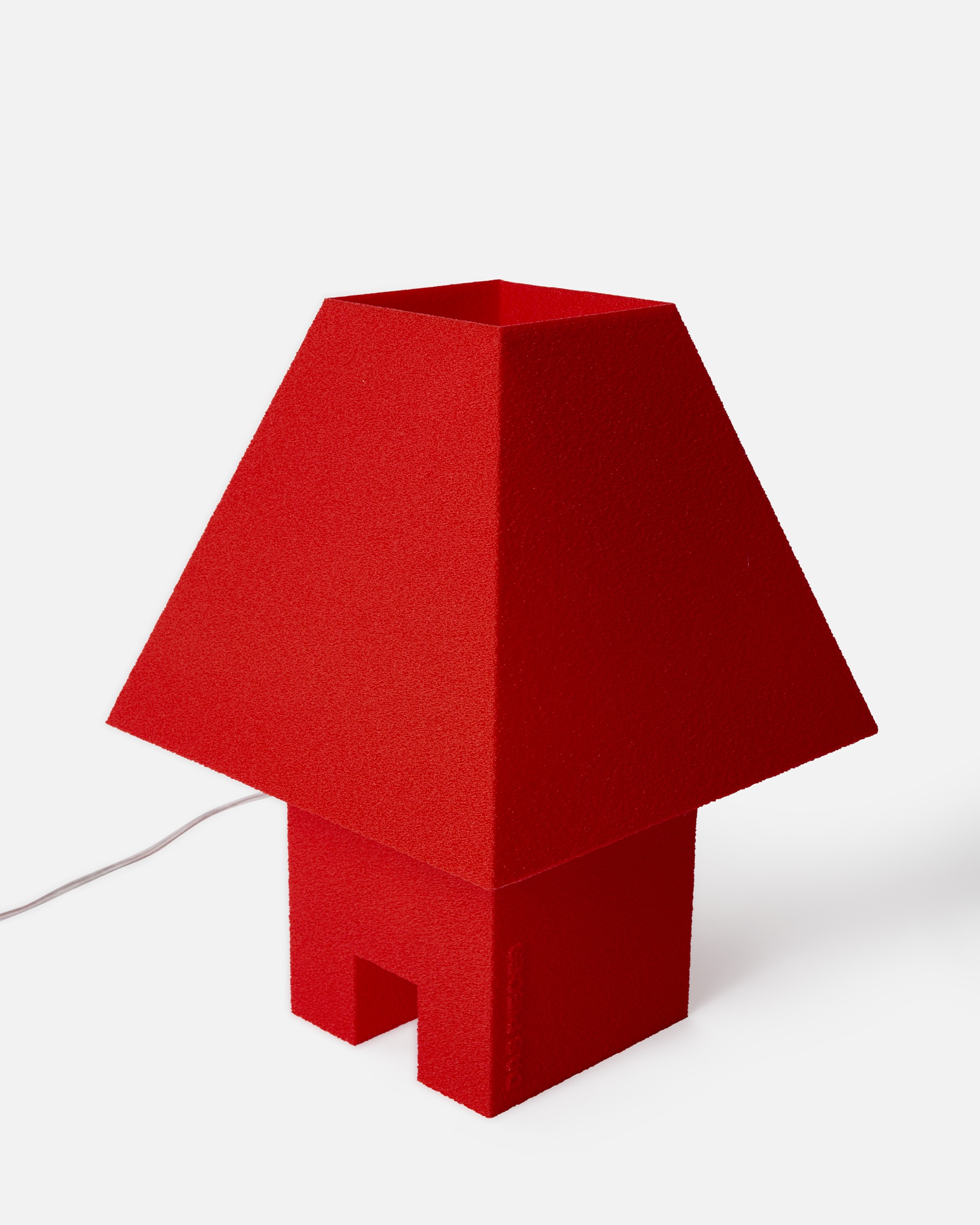 Block Regular Masa Lambası-Masa Lambası-Das Pieces-Kırmızı-NowShopFun