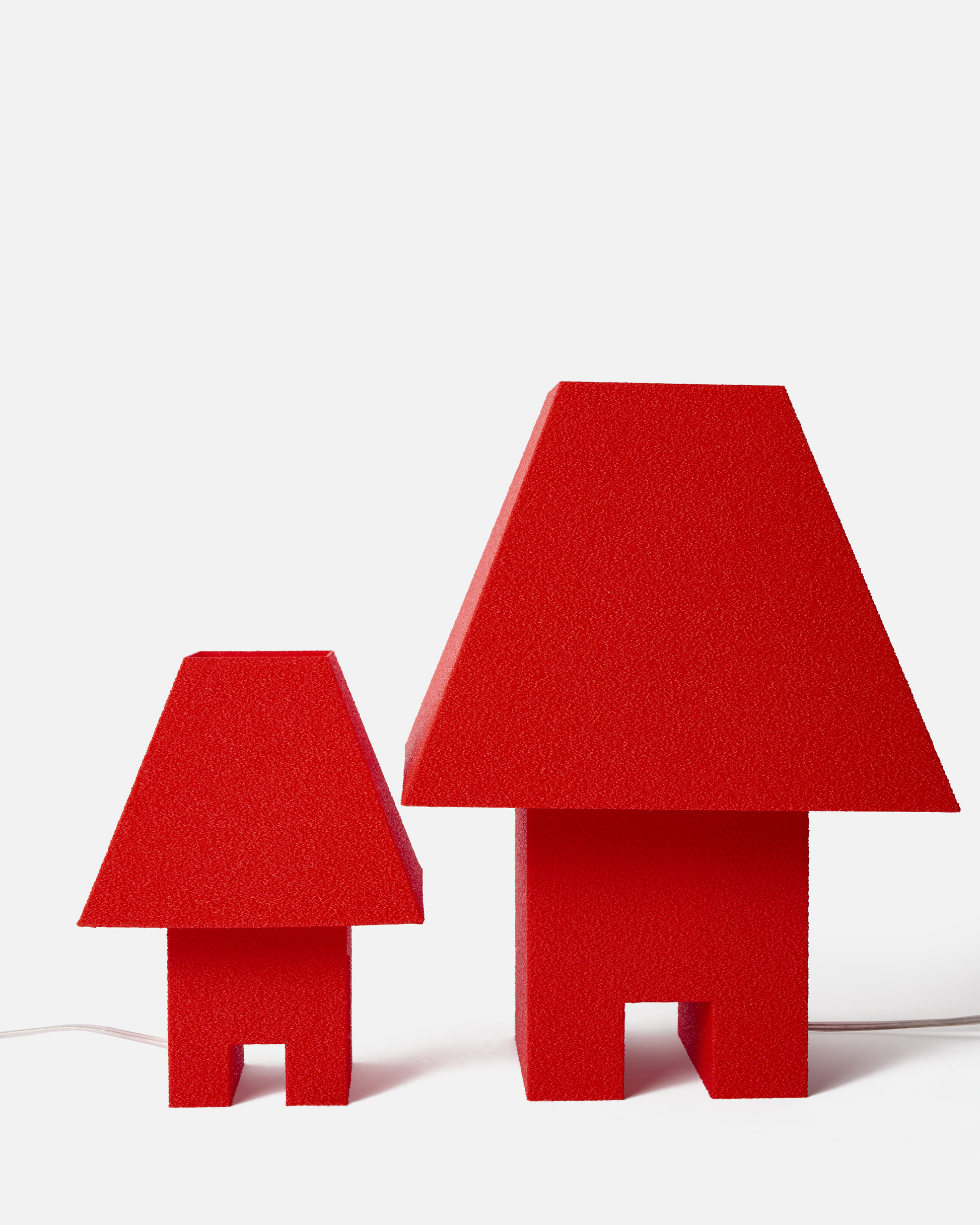 Block Regular Masa Lambası-Masa Lambası-Das Pieces-Kırmızı-NowShopFun