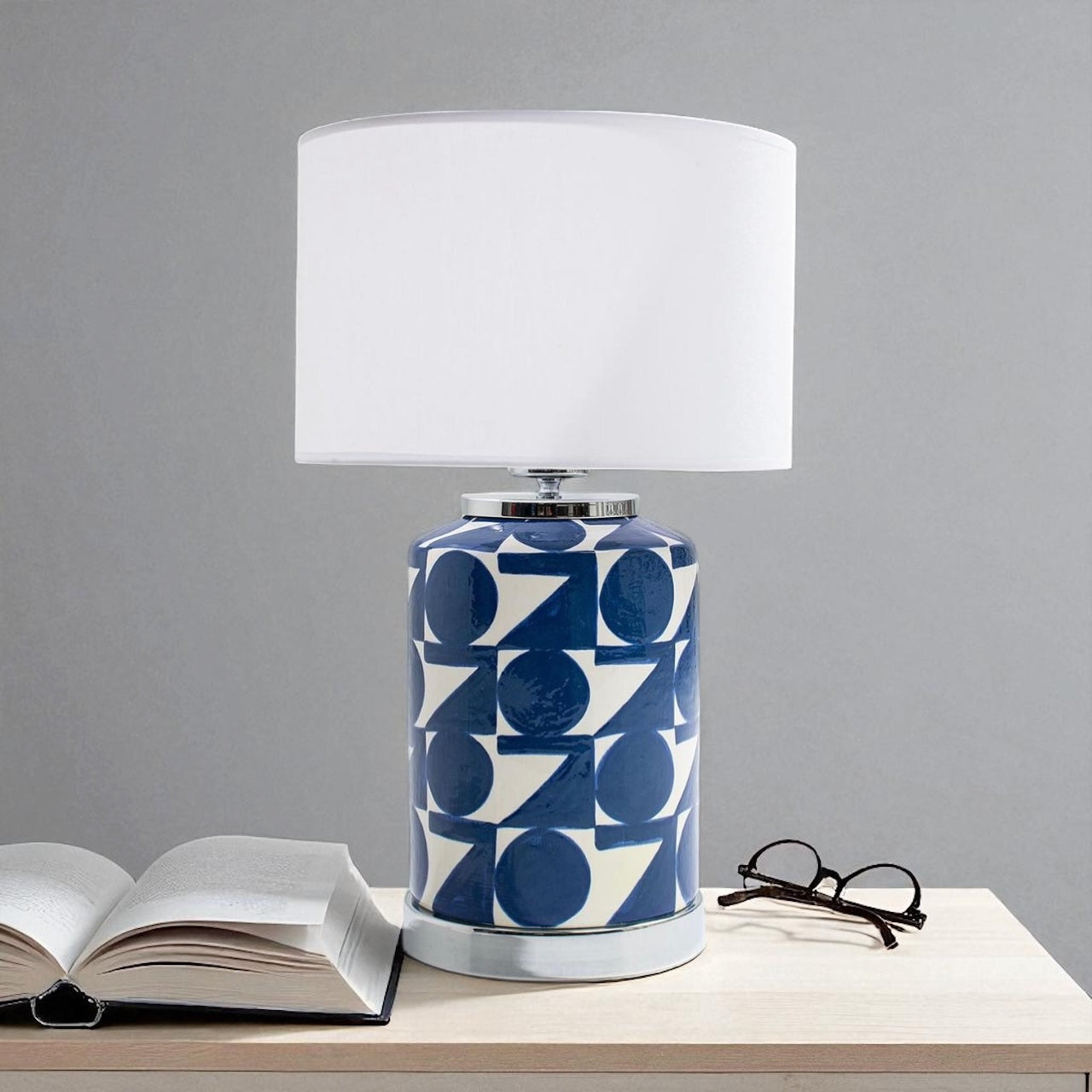 Blue Art Abajur 001-Abajur-Box Co Concept-NowShopFun