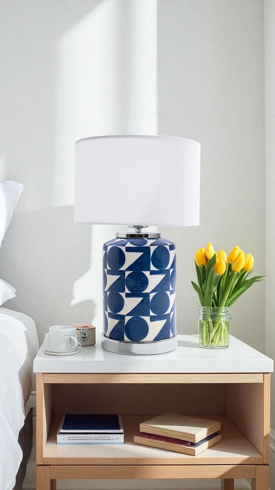 Blue Art Abajur 001-Abajur-Box Co Concept-NowShopFun