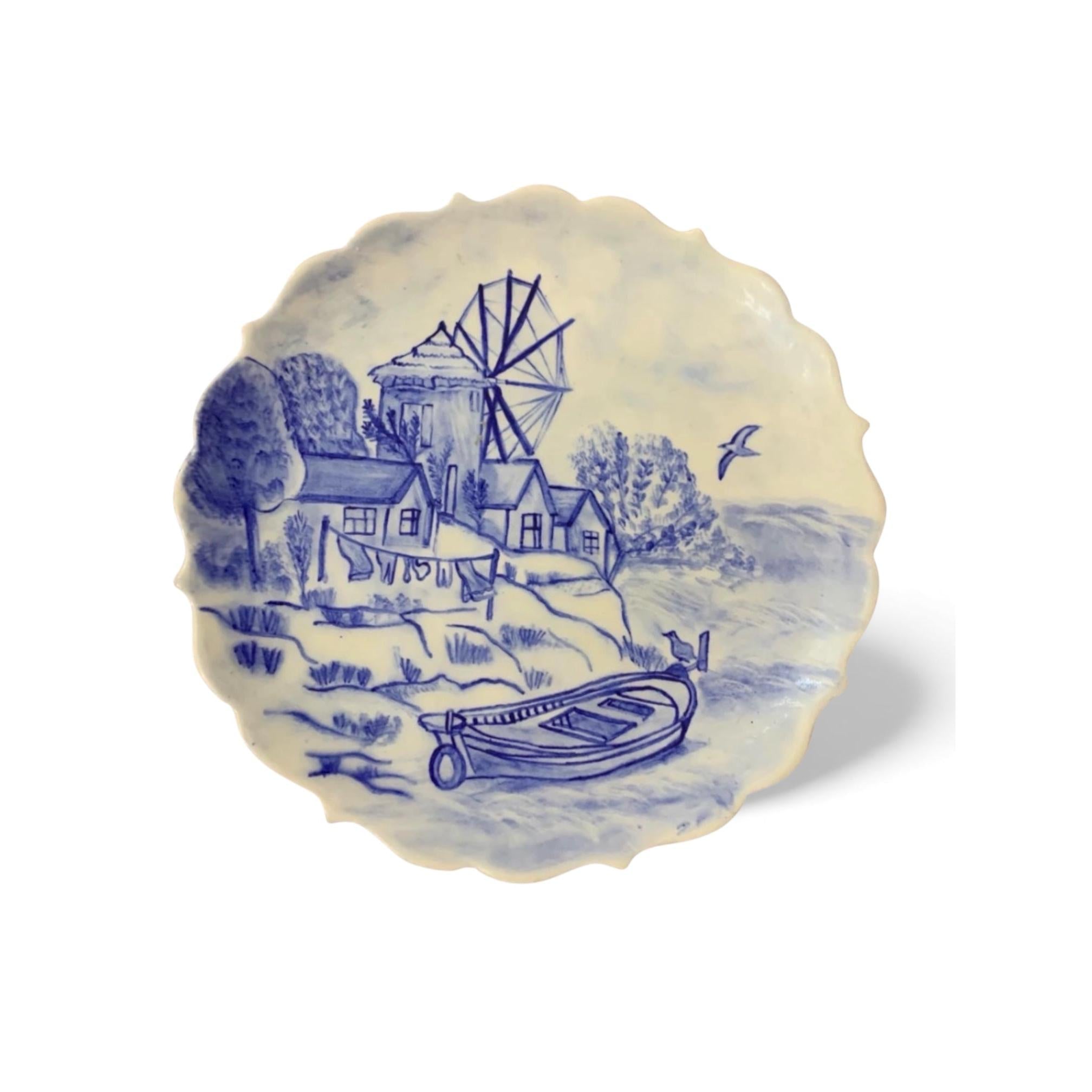 Blue Blanc Dekor Tabağı