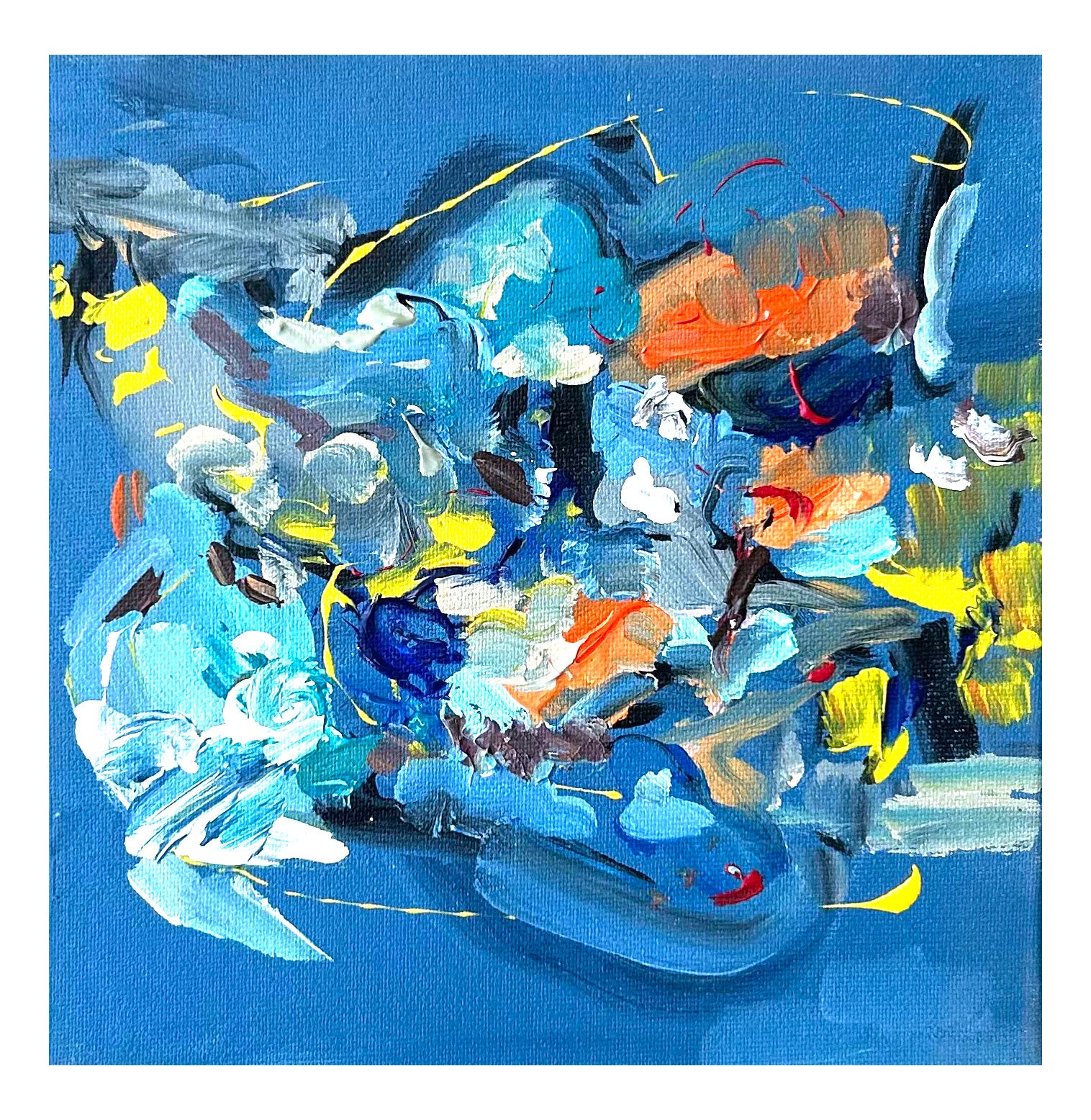 Blue Composition No:2 Tablo