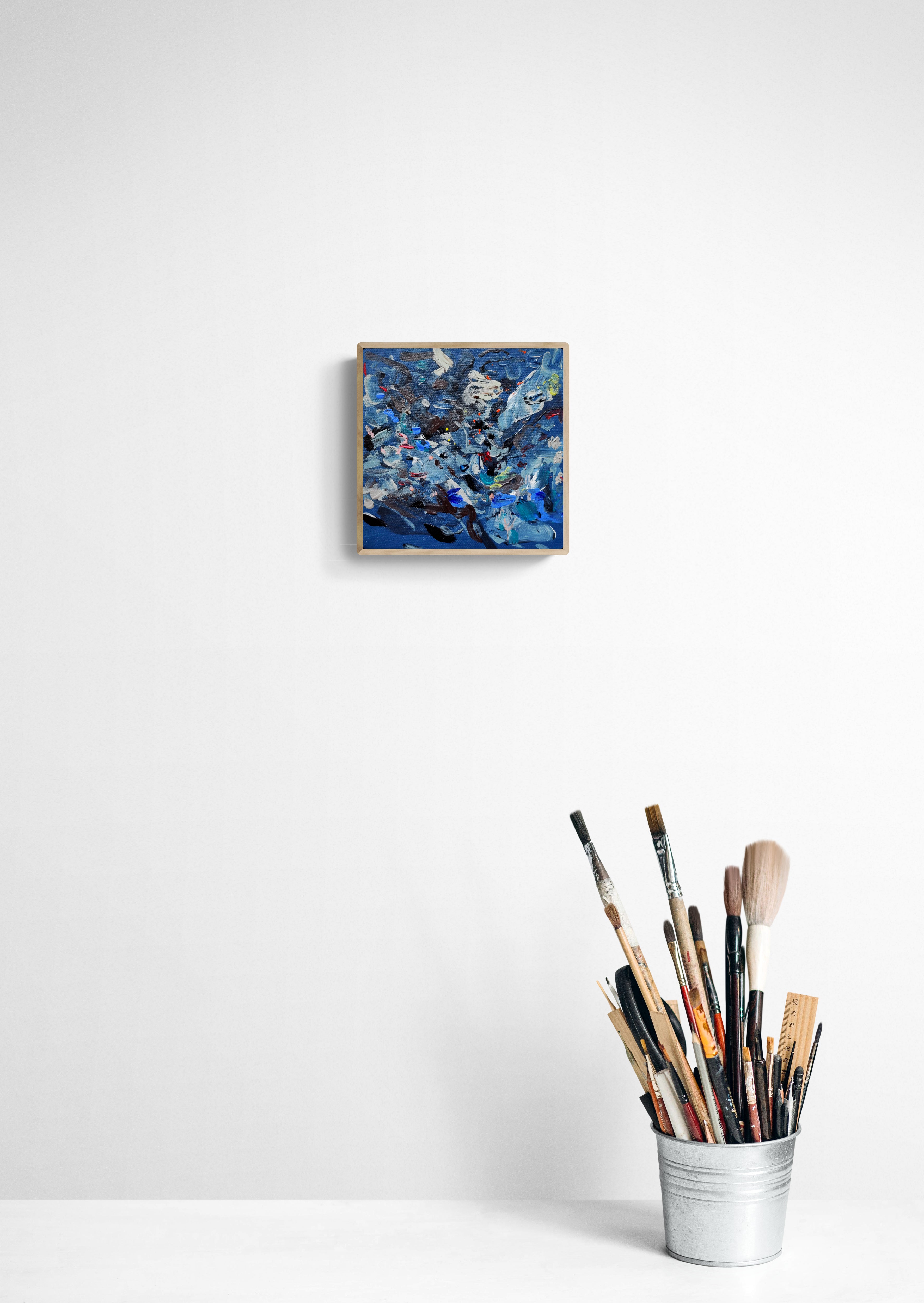 Blue Composition Tablo