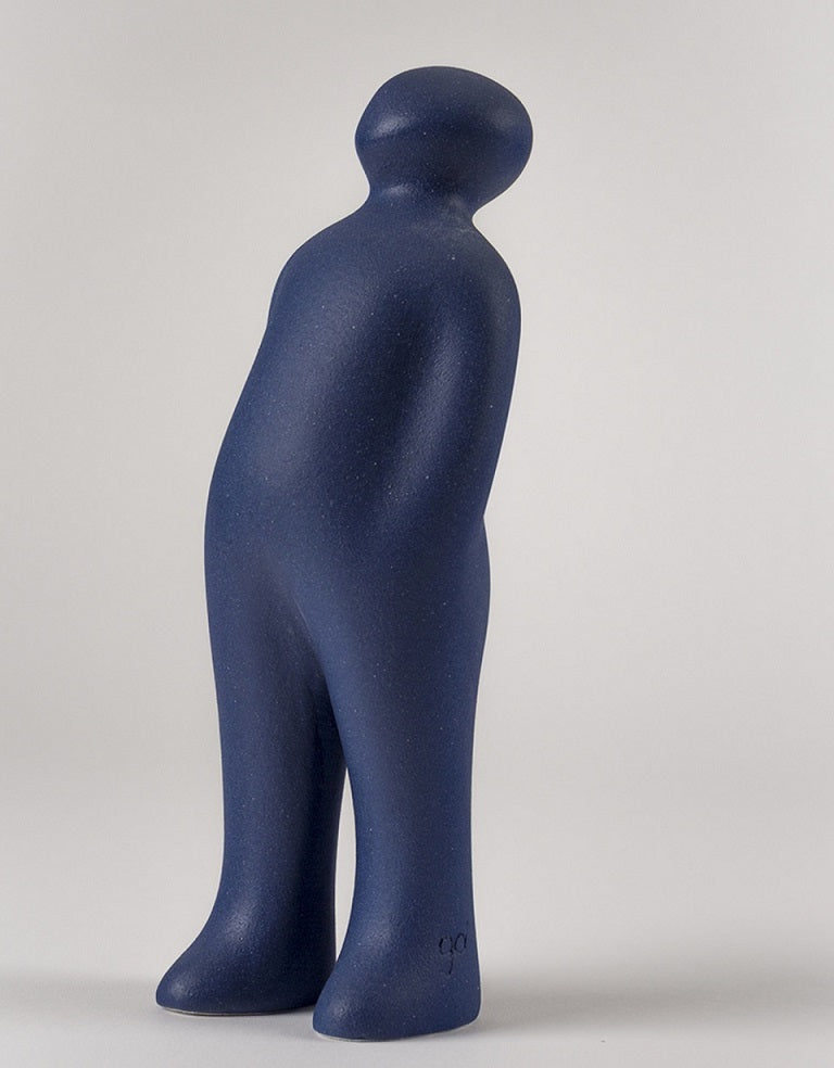 Blue İndigotina Black S The Visitor Heykel
