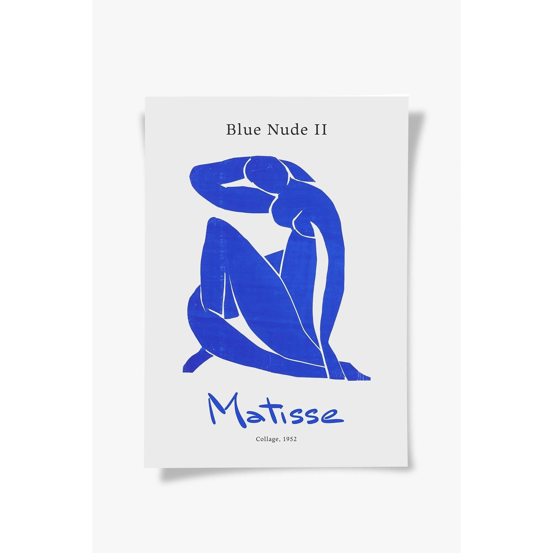 Blue Nude II Henri Matisse Baskı