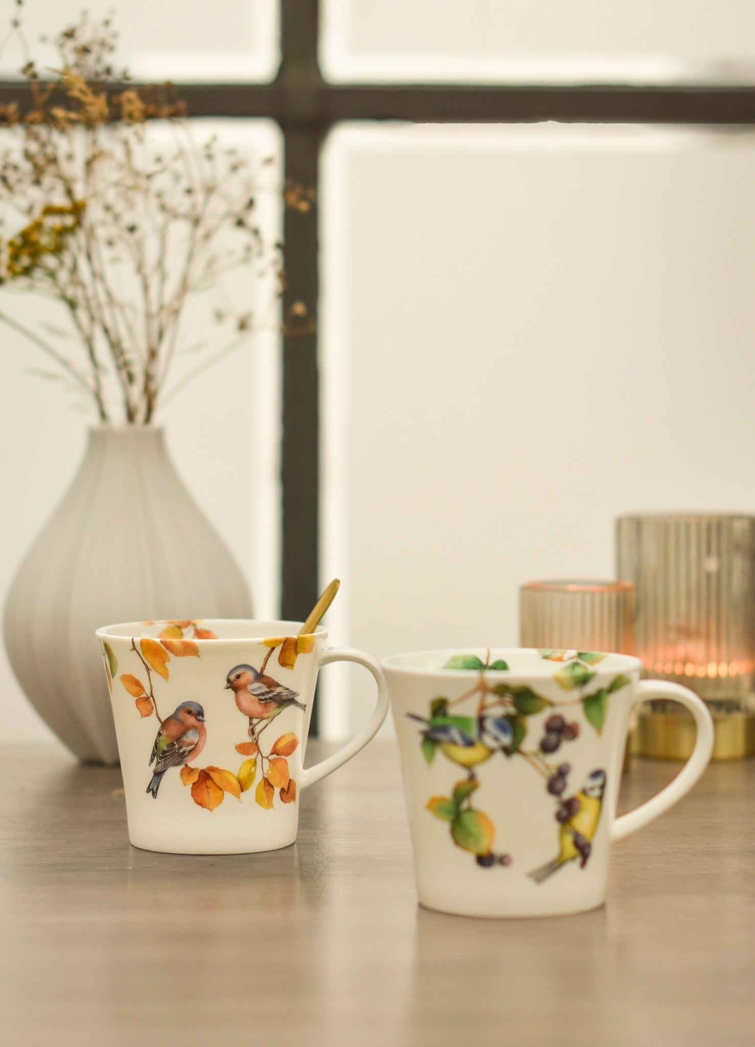 Blue Tit Kupa - Singing Birds Home & Style Koleksiyonu