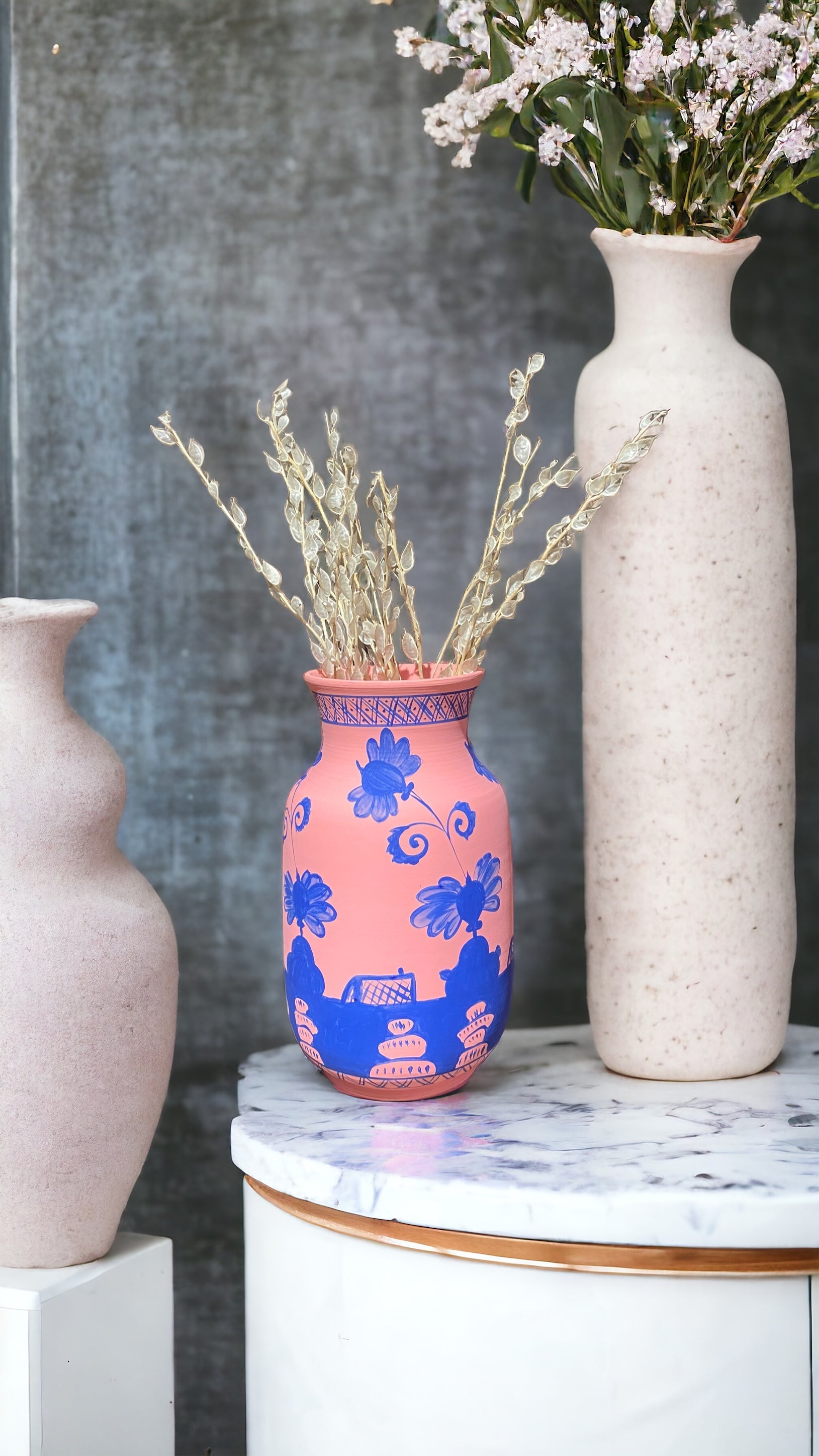 Blues Vazo-Vazo-Füreya Art-NowShopFun