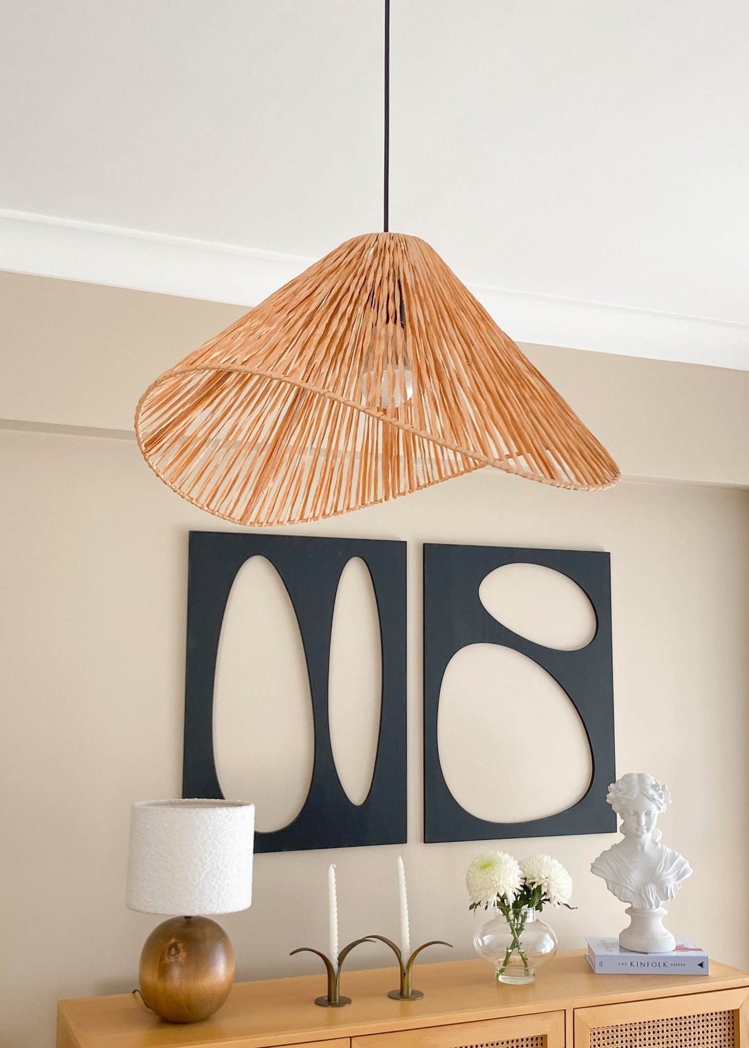 Boho Hasır Avize-Avize-Semya Home-NowShopFun