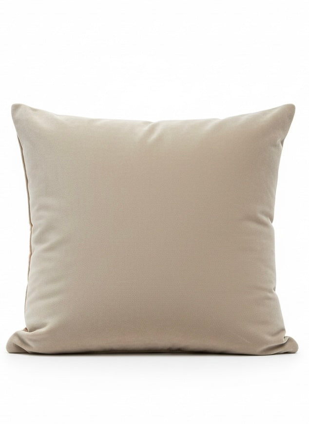 Boi, Çift Taraflı Peluş-Kadife Kırlent Kılıfı