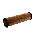 Bolster Hardal Kadife Siyah Saçaklı Kırlent-Yastık & Kırlent-Cipretti-NowShopFun